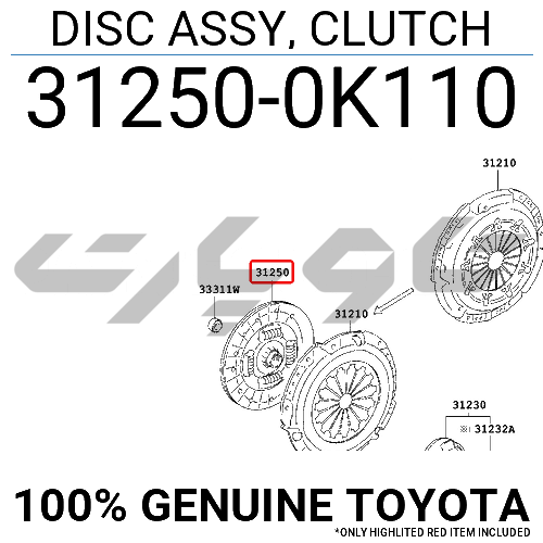 DISC ASSY, CLUTCH