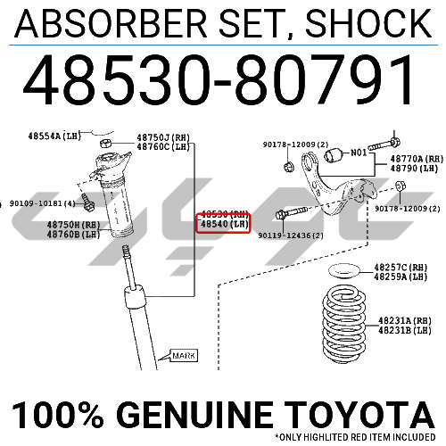ABSORBER SET, SHOCK