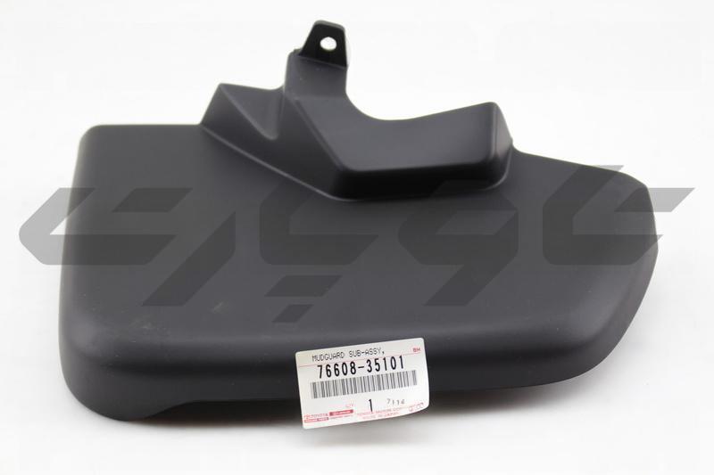 MUDGUARD, QUARTER PANEL, REAR LH