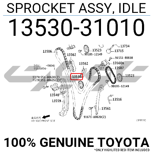 SPROCKET ASSY, IDLE