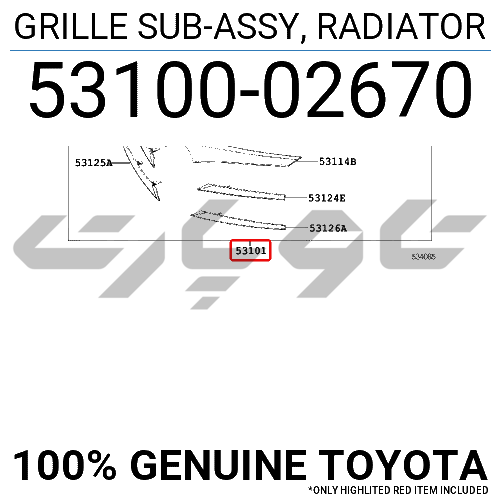 GRILLE SUB-ASSY, RADIATOR