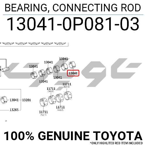 BEARING, CONNECTING ROD