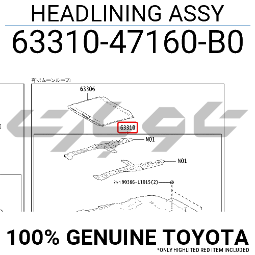 HEADLINING ASSY