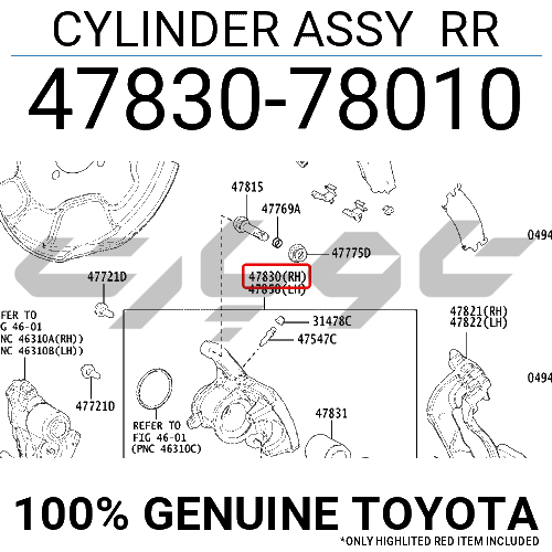 CYLINDER ASSY RR