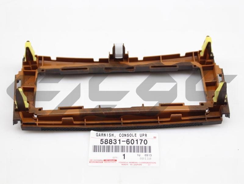 GARNISH, CONSOLE UPPER PANEL, FRONT