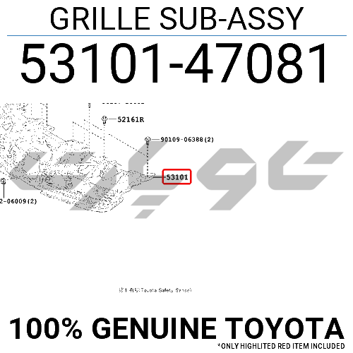 GRILLE SUB-ASSY