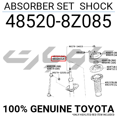 ABSORBER SET SHOCK