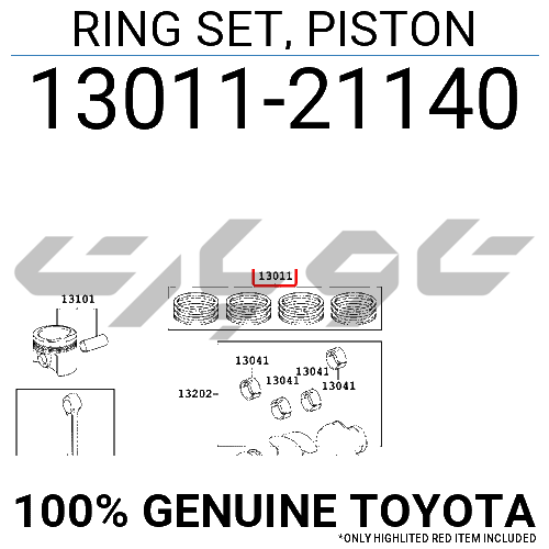 RING SET, PISTON