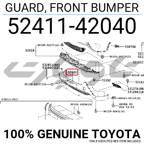 GUARD, FRONT BUMPER