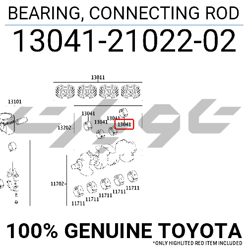 BEARING, CONNECTING ROD
