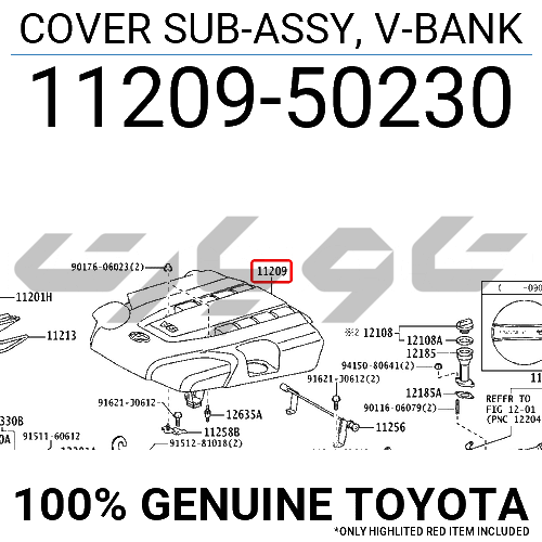 COVER SUB-ASSY, V-BANK