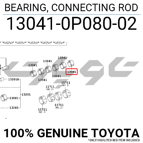 BEARING, CONNECTING ROD