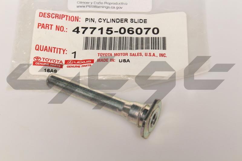 PIN, FRONT DISC BRAKE CYLINDER SLIDE