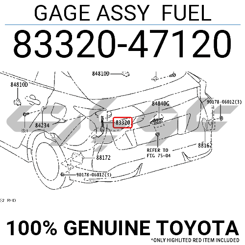 GAGE ASSY FUEL