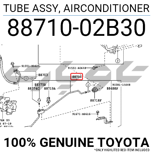 TUBE ASSY, AIRCONDITIONER